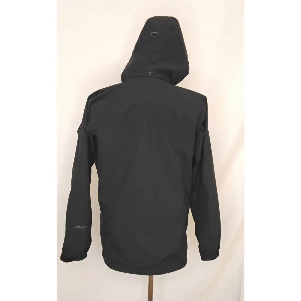 Patagonia Ski Jacket Men's Small Black Gore-tex Hooded Waterproof Winter #Z5763